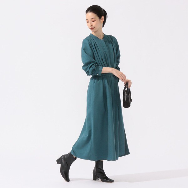 21春夏新色 手洗い可能 フェイクスエードワンピース ブランド直営