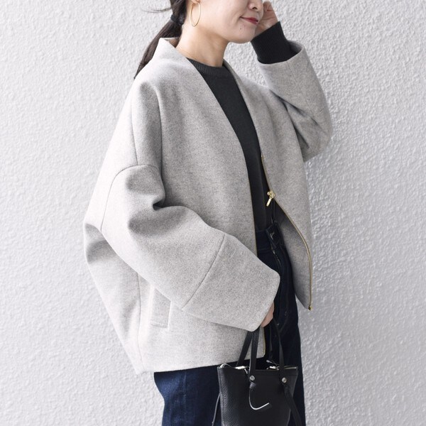 予約》〈手洗い可能〉コクーンジップコート◇ | シップス(SHIPS