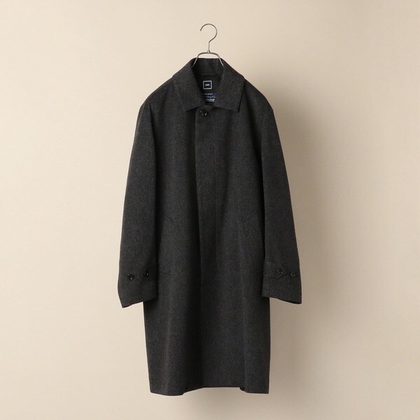 極美品 ships シップス ロロピアーナ ドスキンソリッドコート グリーン SD: Loro Piana 【STORM SYSTEM】 ドスキン ソリッドコート（ブラウン