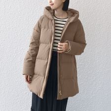 シップス(SHIPS)の*〈手洗い可能〉ショールカラー ミディ ダウン ◇