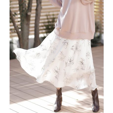 線画花フレアスカート イング Ingni 14 31 ファッション通販 マルイウェブチャネル 線画花フレアスカート イング Ingni 14 31 ファッション通販 マルイウェブチャネル