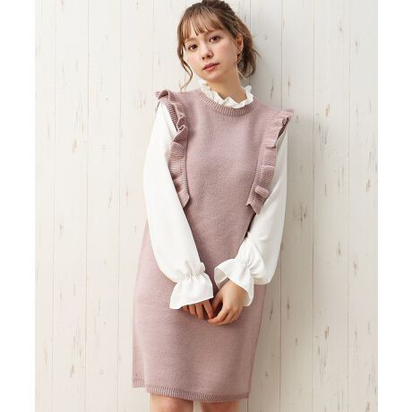 袖異素材フリル付ニットワンピース イング Ingni ファッション通販 マルイウェブチャネル Ca000 936 14 01 袖異素材フリル付ニットワンピース イング Ingni ファッション通販 マルイウェブチャネル Ca000 936 14 01