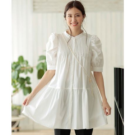 ピンタックシャーリングワンピース イング Ingni ファッション通販 マルイウェブチャネル Cb002 478 61 01