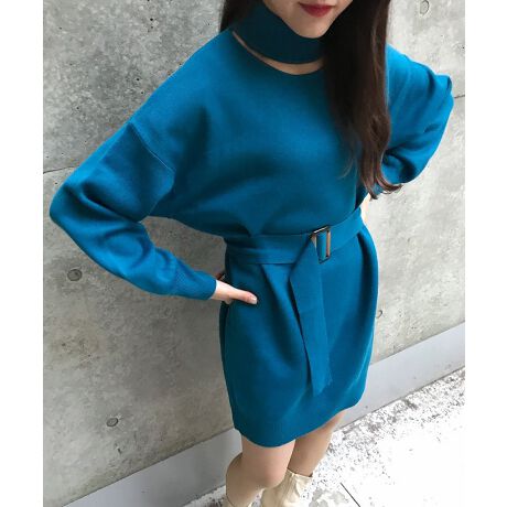 胸スリットニットワンピース イング Ingni 1214 ファッション通販 マルイウェブチャネル