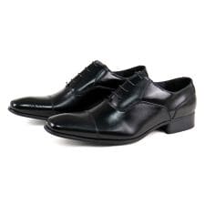 ロングノーズ・ビジネスシューズ（ストレートチップ）