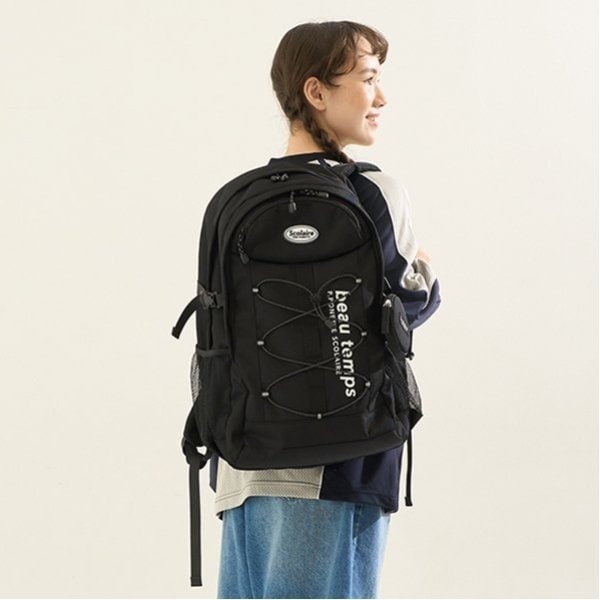 アニエスベー　キッズリュック　ミニリュック agnes b.】アニエスベー AC12 E BAG キッズ ロゴミニリュック