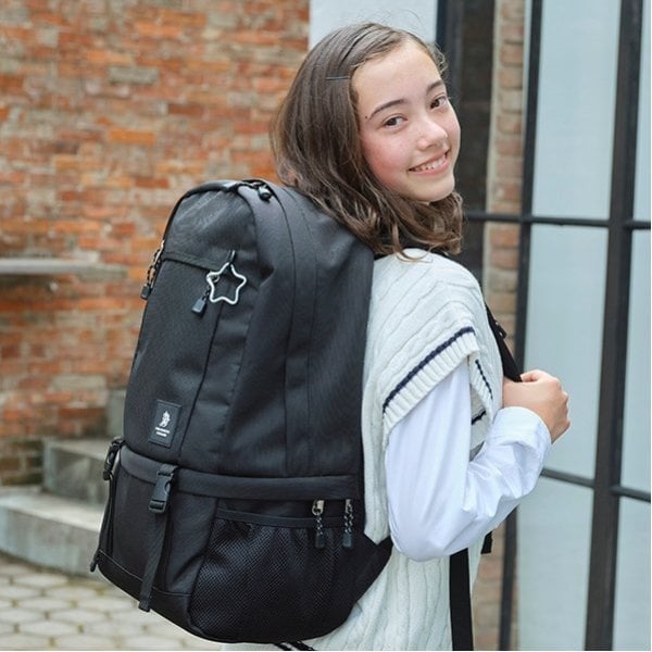AC12 E BAG キッズ ロゴリュックサック | アニエスベー アン