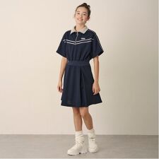 ハーフZIPカットワンピース