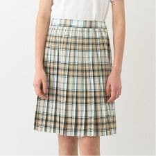 ポンポネットジュニア(pom ponette junior)の*TWプリーツチェックスカート