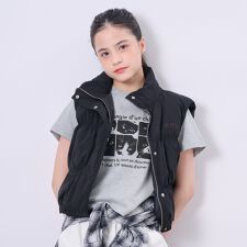 【AMI】【はっ水】中綿ショートベスト