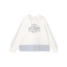 レイヤード風パーカ