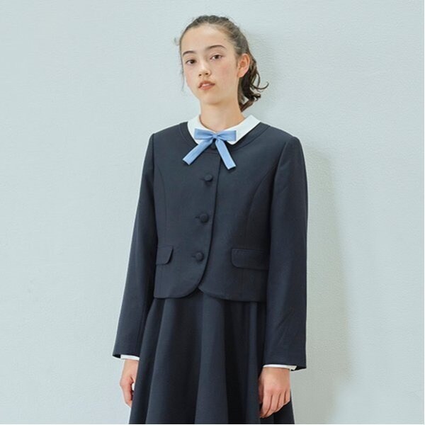 卒服】ウールノーカラージャケット | ポンポネットジュニア(pom