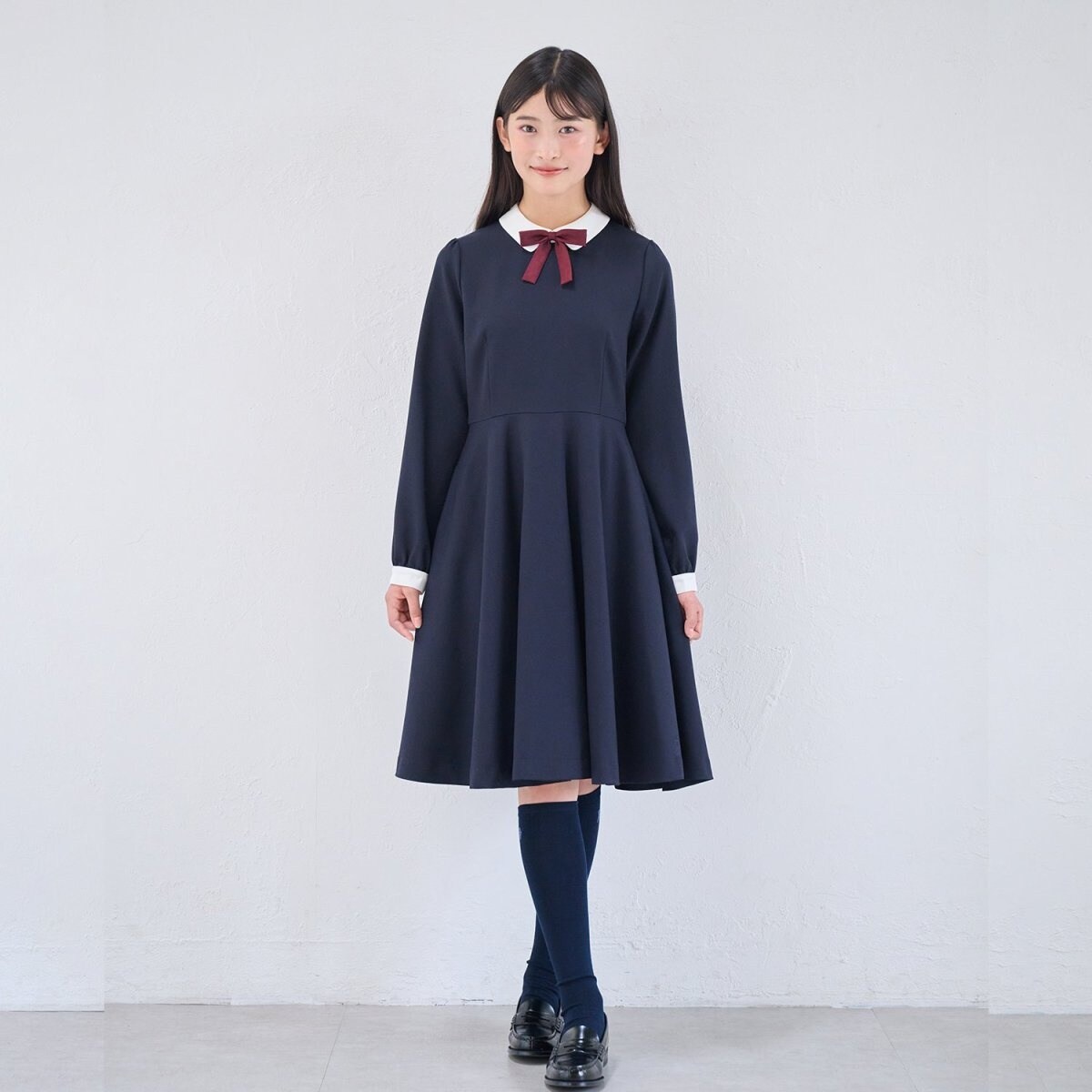 ポンポネット ジュニア L(160) ボレロ ワンピース フォーマル 半袖衿