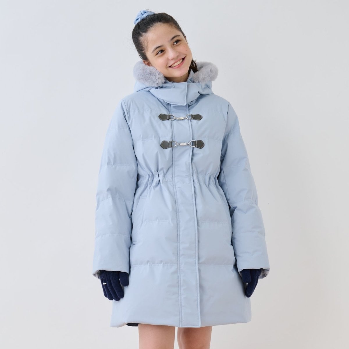 130cmあり】【はっ水・家庭洗濯可】Aラインダウンコート