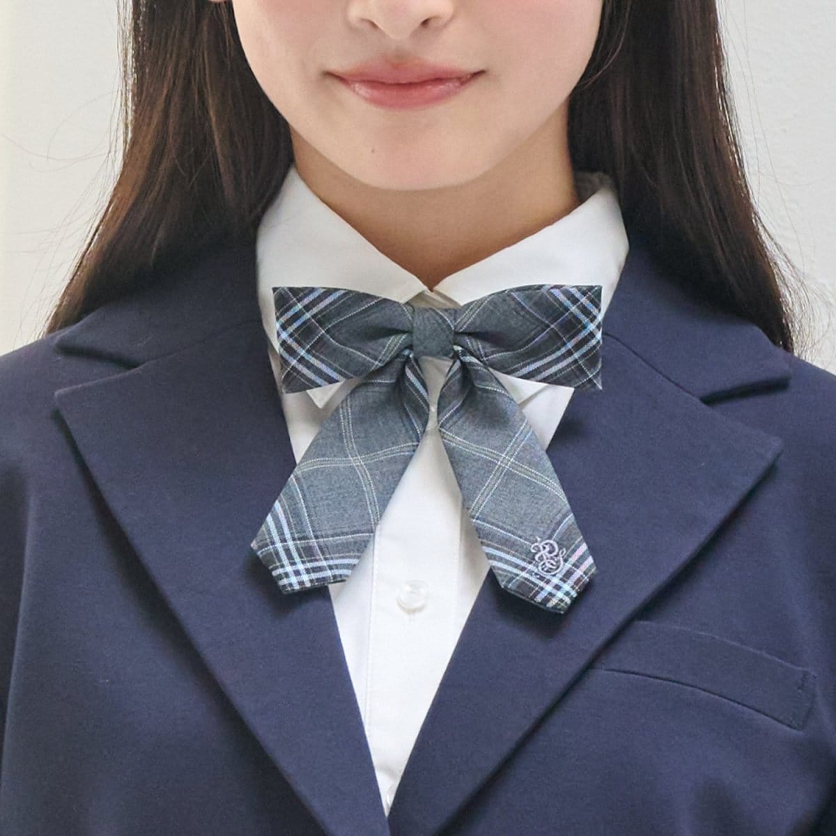 pom ponette フォーマル 女の子 グレー チェック 卒服 ネクタイ Catherine Cottage 超目玉セール｜卒業式 小学校 女子 スーツ