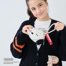 【PEANUTS】スヌーピーフェイスポーチ