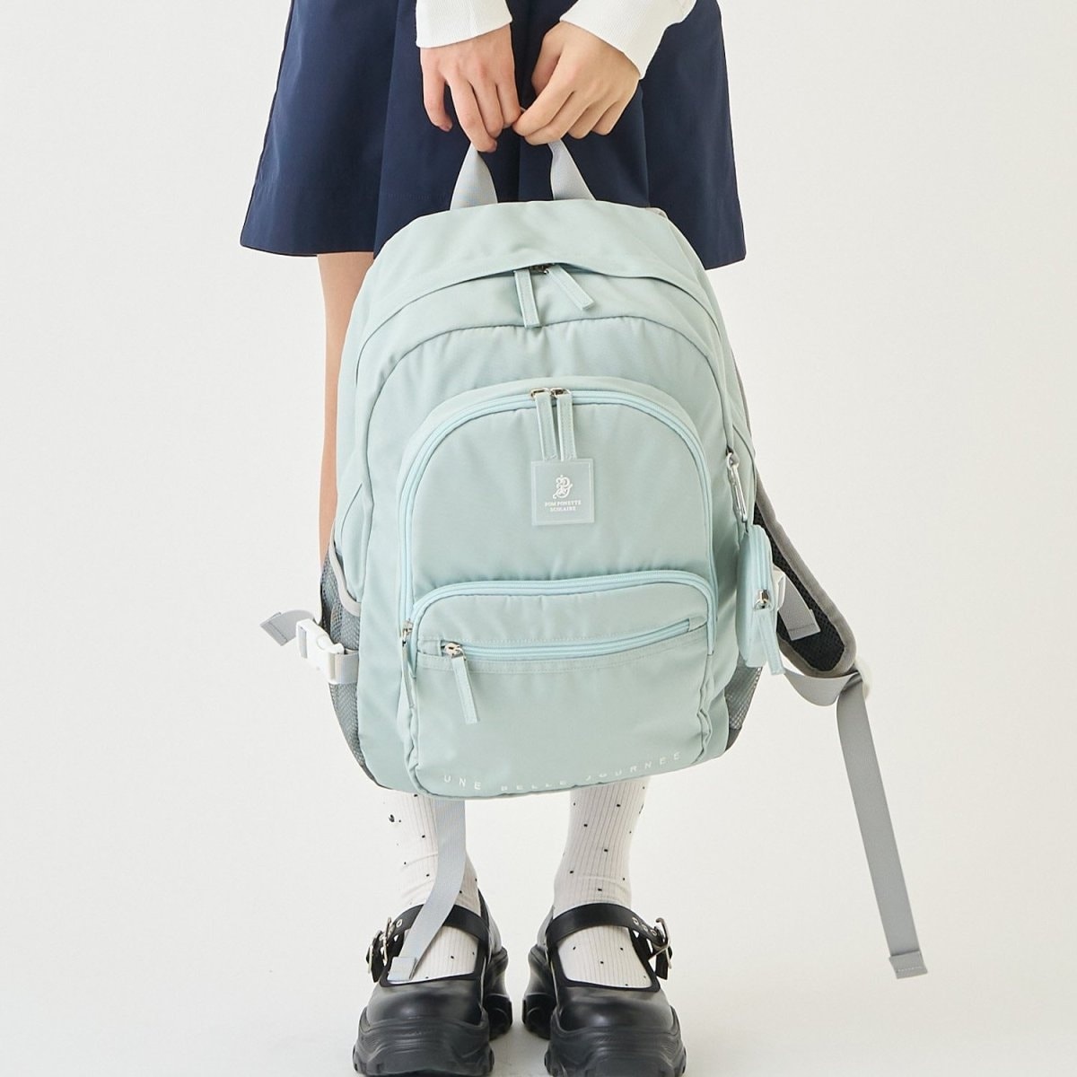 23L【撥水】丸型ポーチつきスクールリュック | ポンポネットジュニア