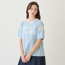 【130cmあり】【接触冷感】レースワッペンTシャツ