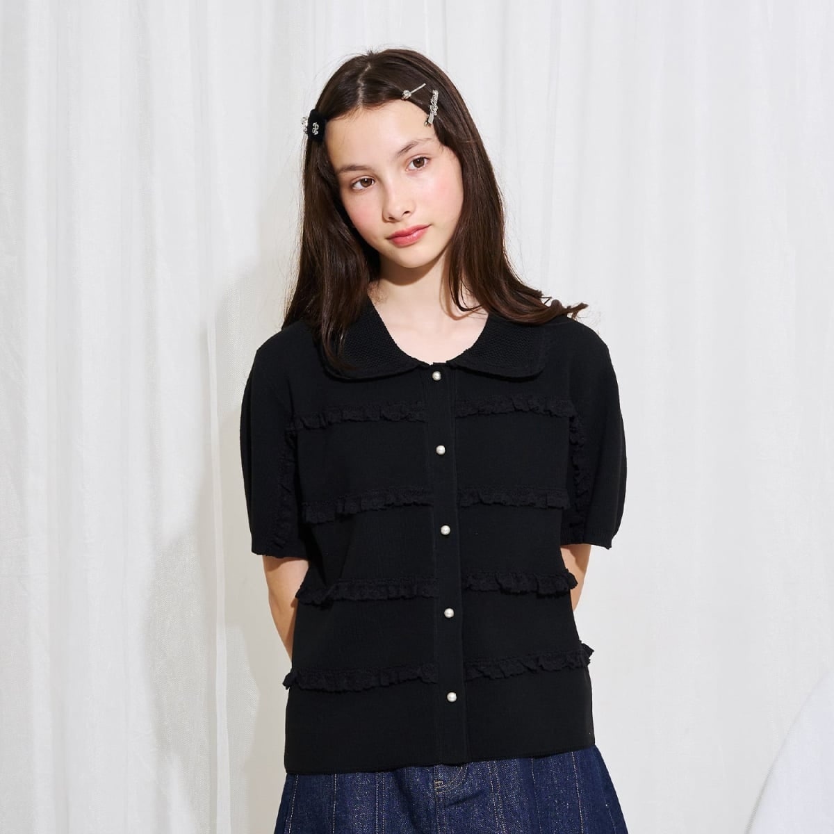 AMI】レースカーディガン | ポンポネットジュニア(pom ponette junior