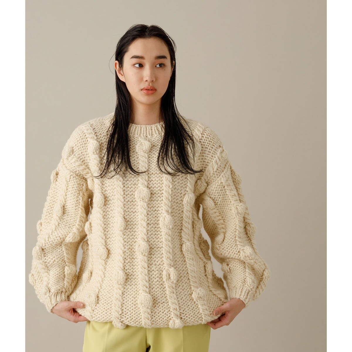 MIRSTORES】KNOT SWEATER | アダムエロペ(ADAM ET ROPE MIRSTORES】KNOT SWEATER | アダムエロペ(ADAM ET ROPE