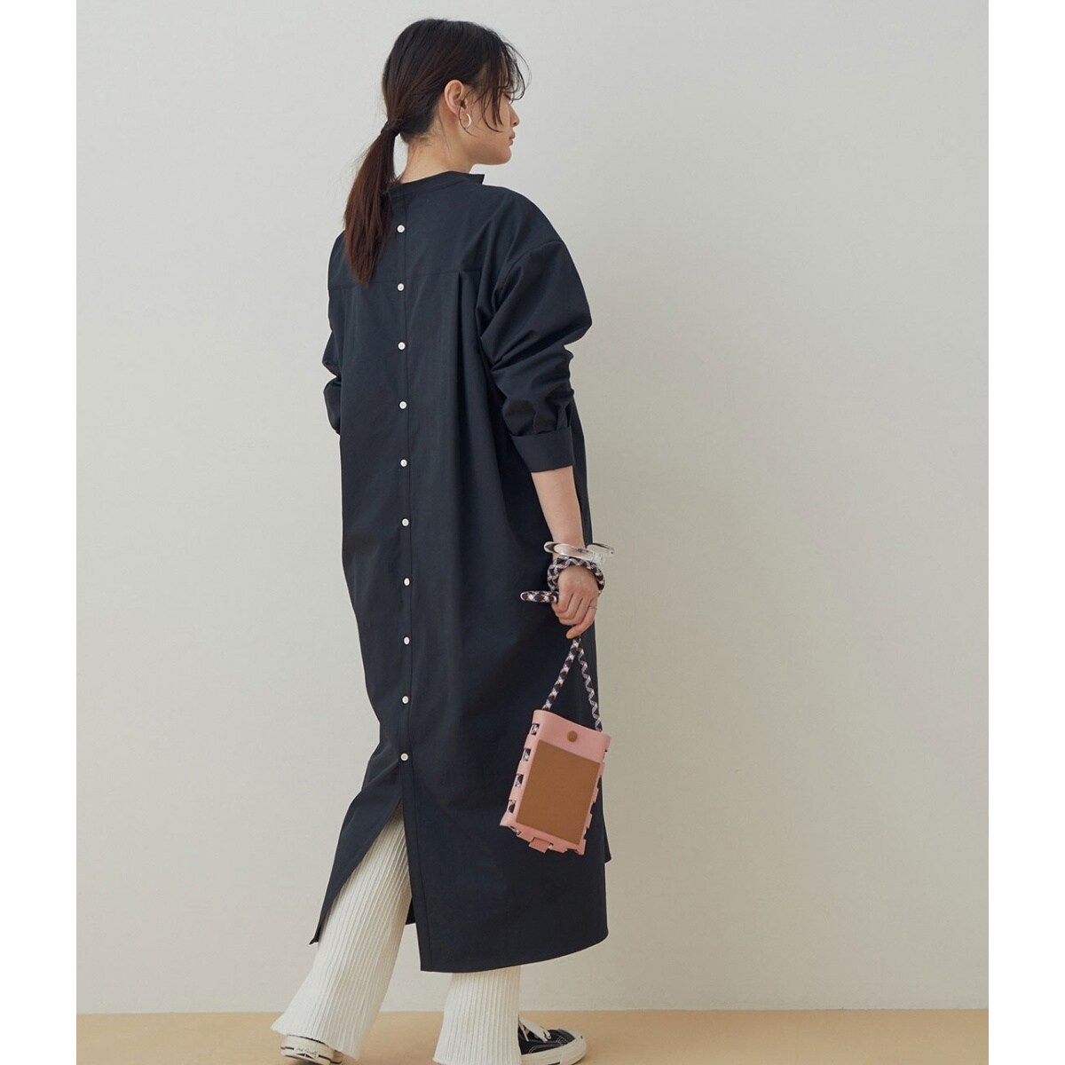 洗える・追加＞【WEB限定】バックオープンバンドカラー
