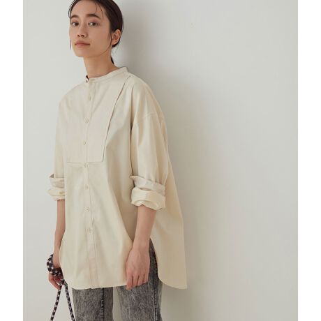 美品】23SS ADAM ET ROPE ケープカラージップブラウス安い ... ADAM ET 