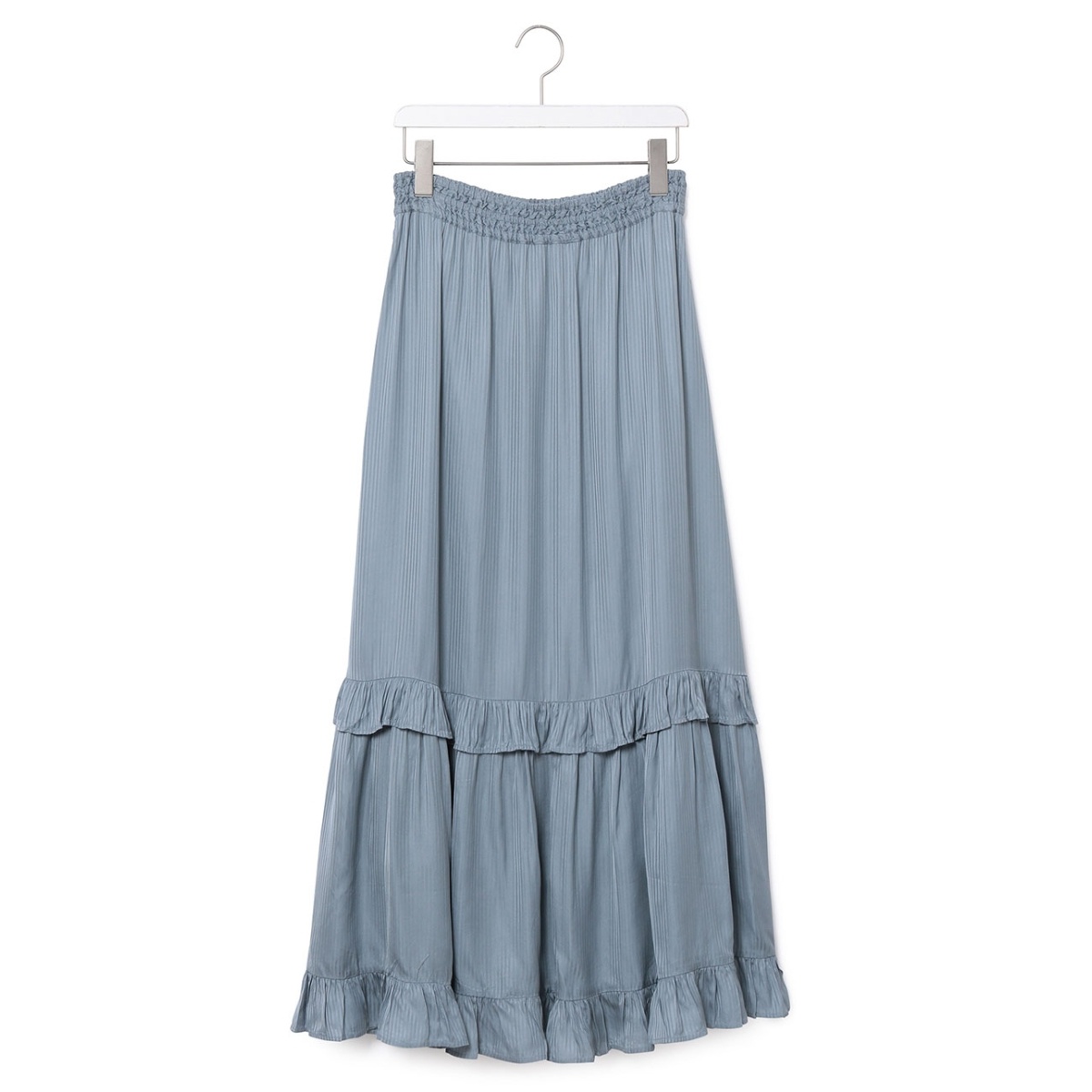 ne Quittez pas】RAYON STRIPE FRILL SKIRT | アダムエロペ(ADAM ET