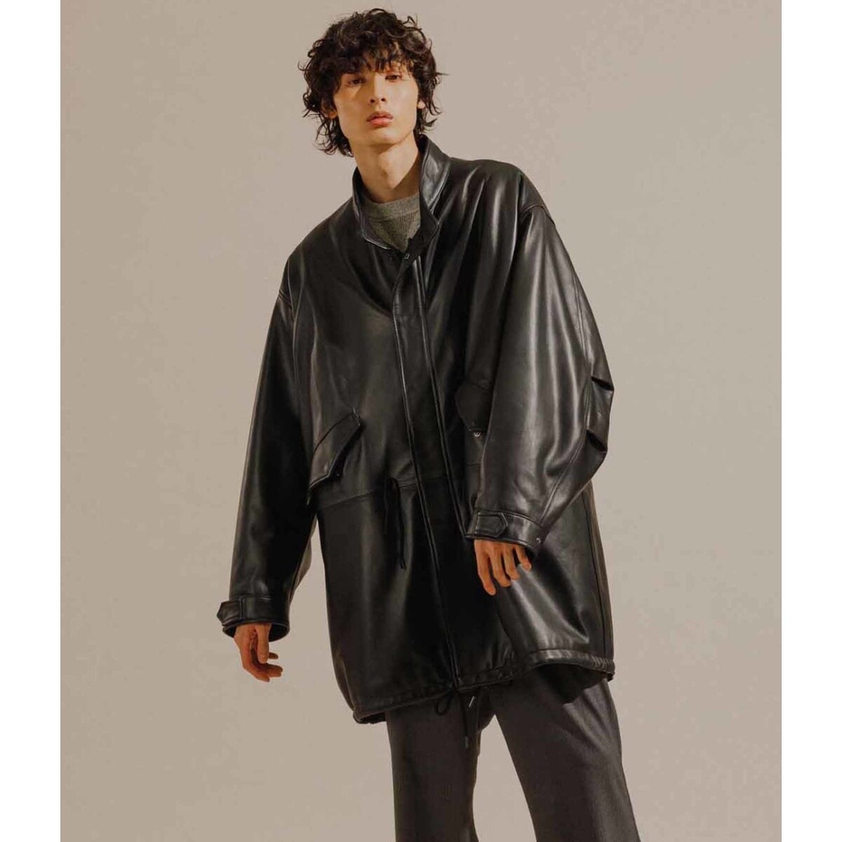 シープレザー ビッグシルエット モッズコート M-65 UNISEX シープレザー ビッグシルエット モッズコート M-65 UNISEX
