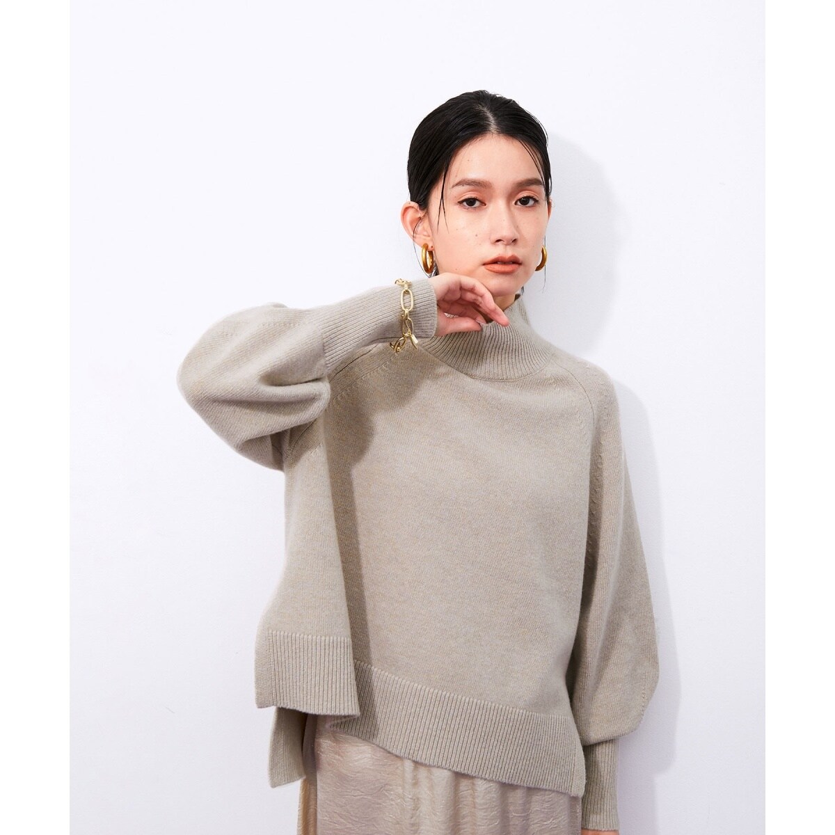 ウールクロップドタートルプルオーバー | アダムエロペ(ADAM ET ROPE