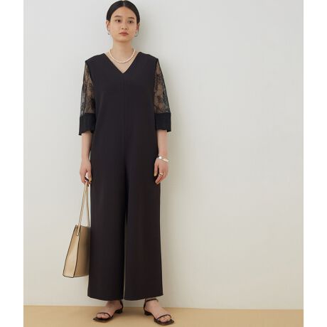 レーススリーブロンパース | アダムエロペ(ADAM ET ROPE 