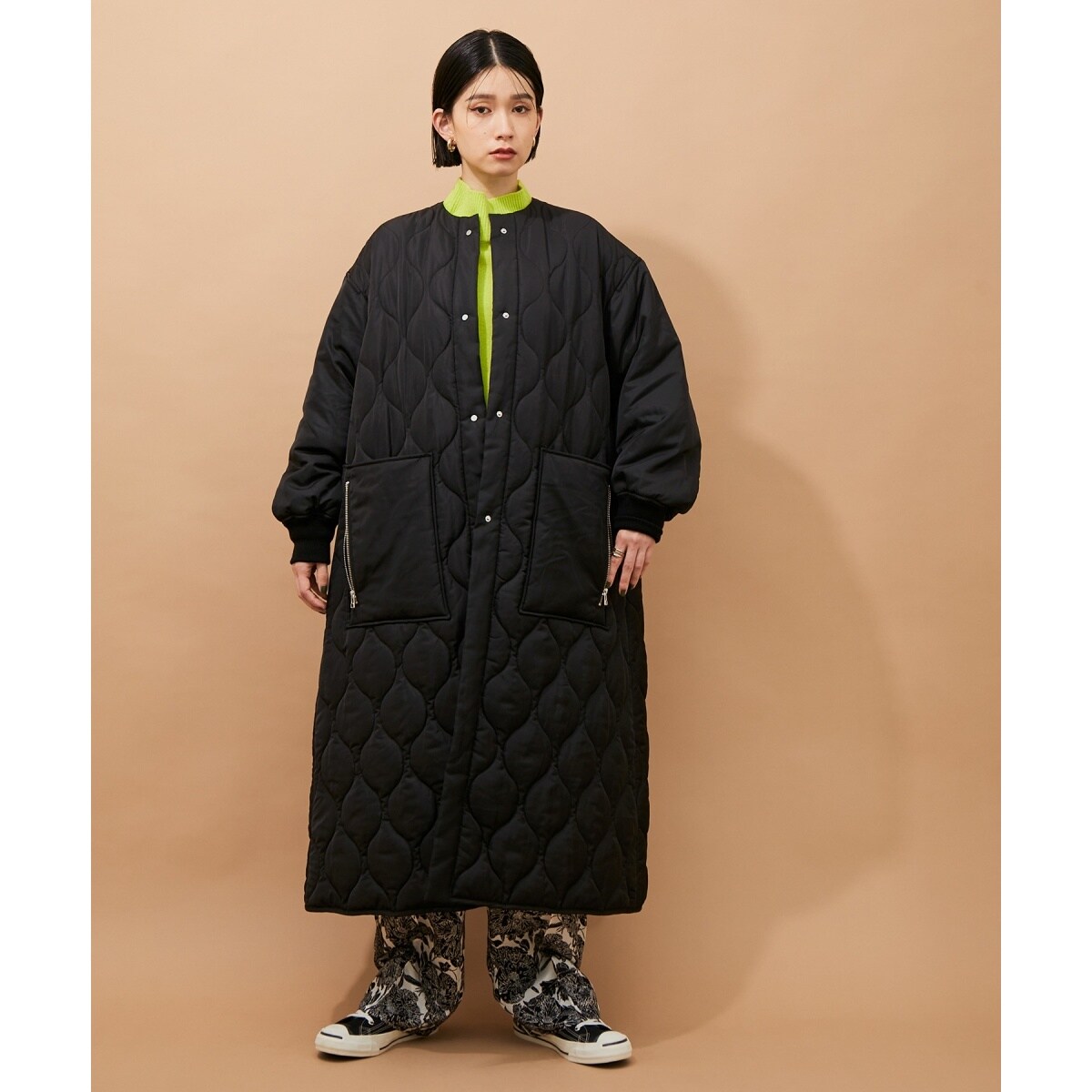 キルティングロングコート | アダムエロペ(ADAM ET ROPE') | マルイ