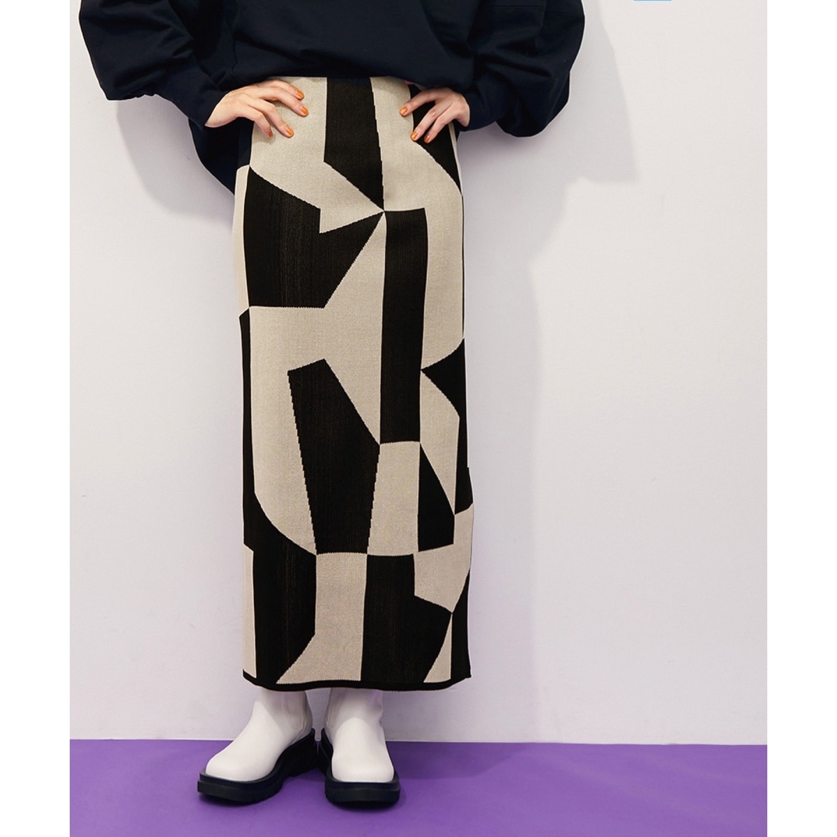 TRICOTE' for ADAM ET ROPE' 別注JQスカート Tricote（トリコテ）の「【TRICOTE' for ADAM ET ROPE'】別注JQ