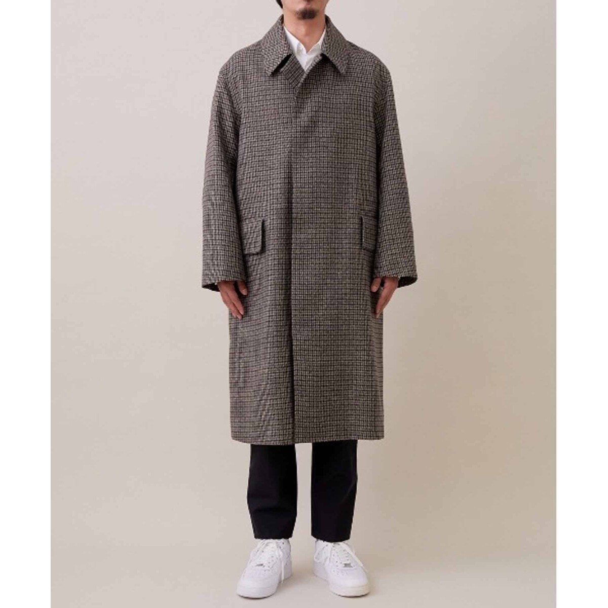 【名作】アダムエロペ 「HYBRID TWEED」ステンカラーコート 楽天市場】【HYBRID TWEED】ステンカラーコート／アダム エ ロペ