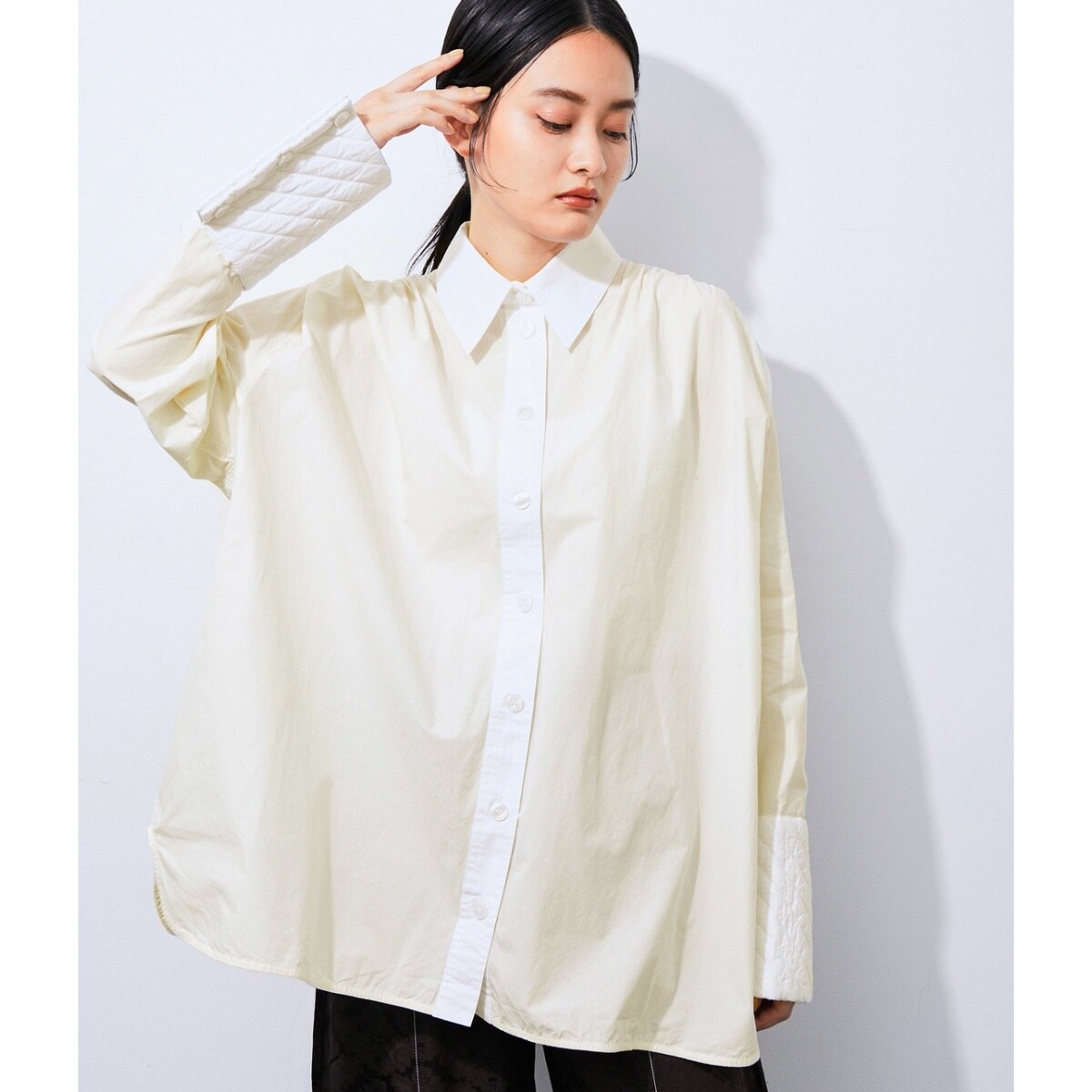 GANNI】Cotton Poplin Shirt | アダムエロペ(ADAM ET ROPE