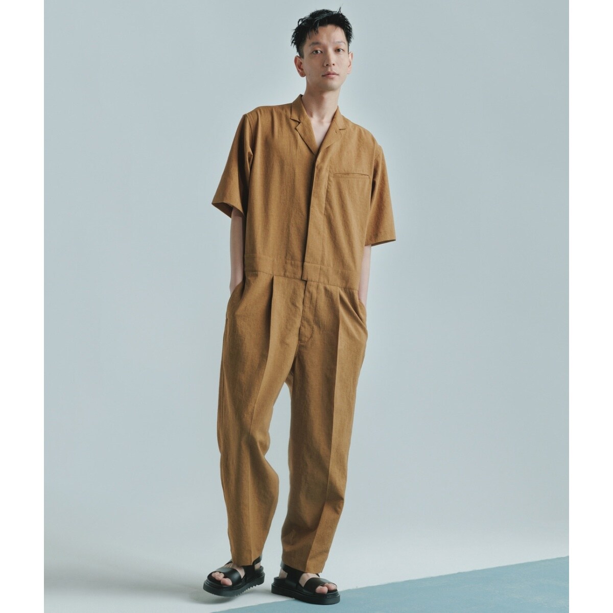 割引 RIRANCHA】接触冷感 Jump Suits/オールインワン/イージーケア トップス