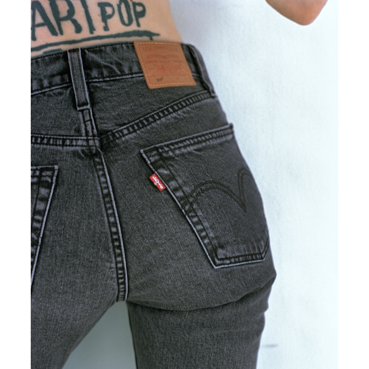 Levi's for BIOTOP】501 Black Cropped length28 | アダムエロペ(ADAM