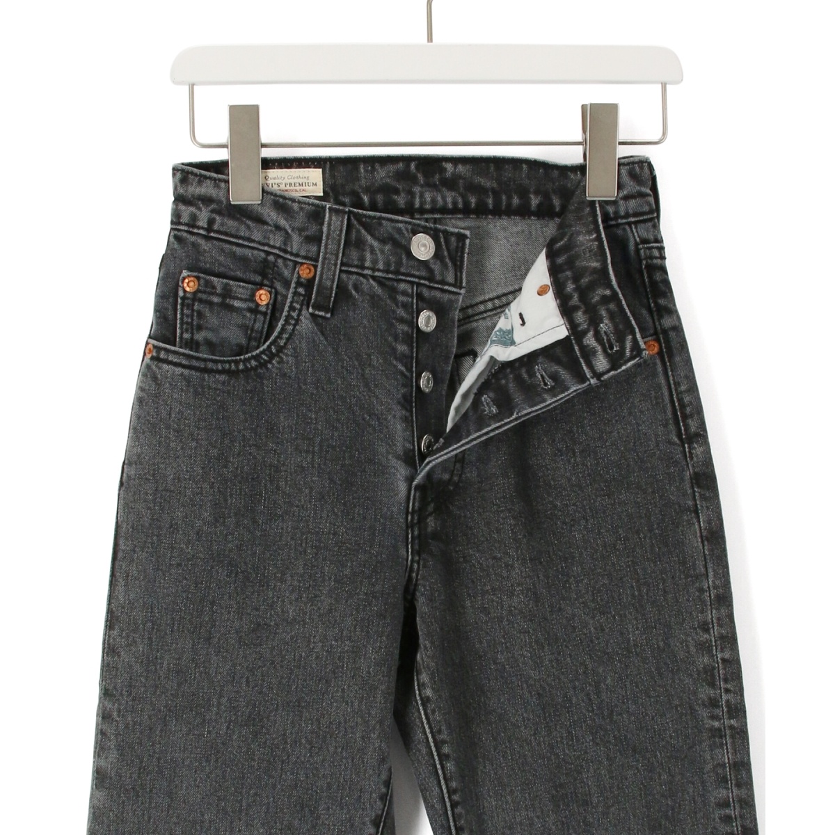 Levi's for BIOTOP】501 Black Cropped length28 | アダムエロペ(ADAM