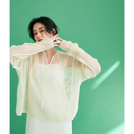 パターンメッシュプルオーバー | アダムエロペ(ADAM ET ROPE 