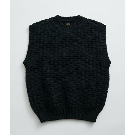BATONER】別注 Shetland SPREAD ARAN VEST | アダムエロペ(ADAM ET 
