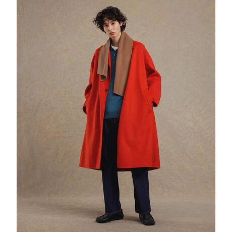 BISHU FABRIC】NISHIKAWA Super120 セミダブルコート/ダブルフェイス  