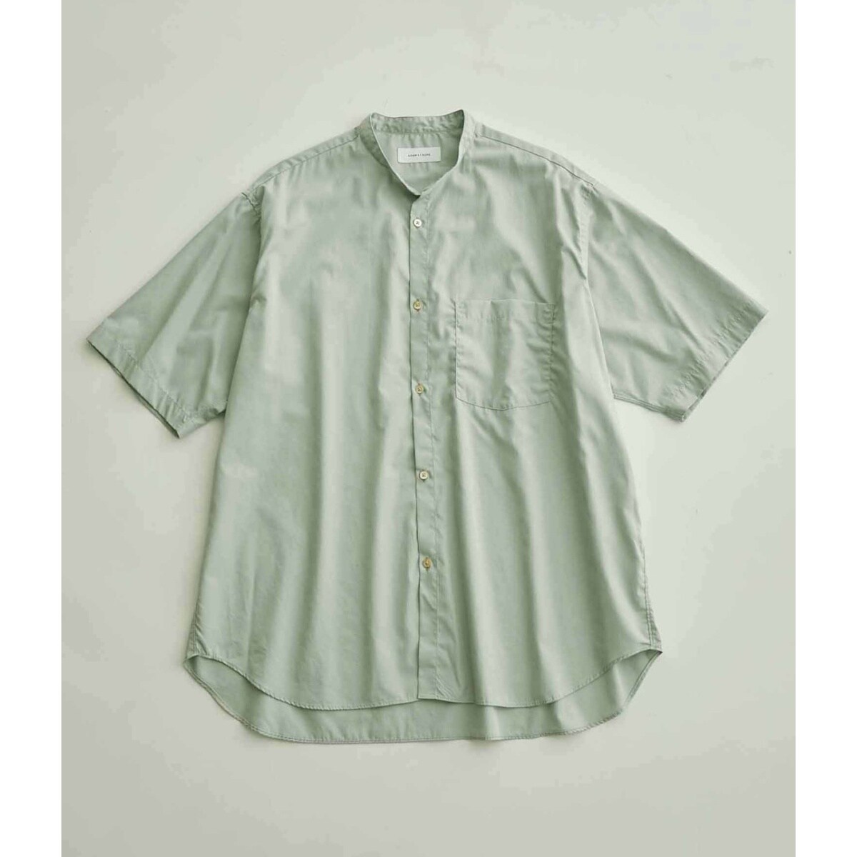 アダムエロペ BIGシルエットバンドカラーシャツ ビッグシルエット バンドカラー アソート HSシャツ