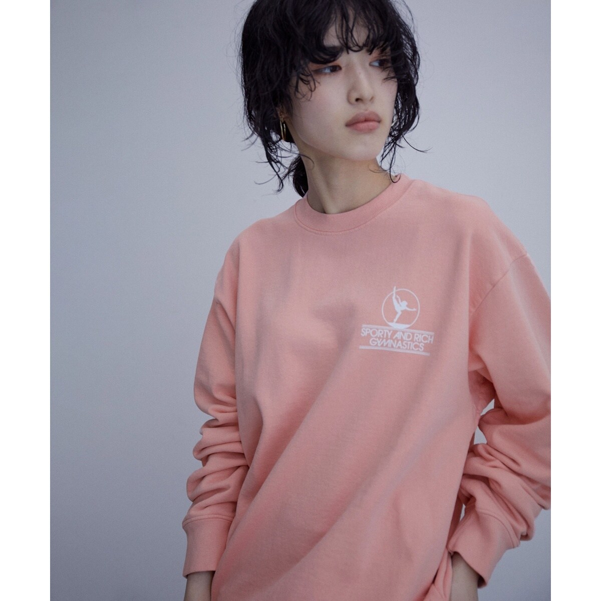 Adam et Rope' - 【SPORTY&RICH】GYMNASTICS CREWNECK SPORTY&RICH】GYMNASTICS CREWNECK | アダムエロペ(ADAM ET ROPE