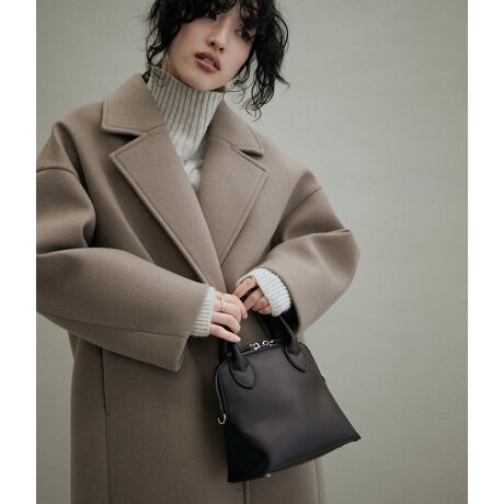 サスティナブル ボア チェスターコート ロングコート ロートレアモン  