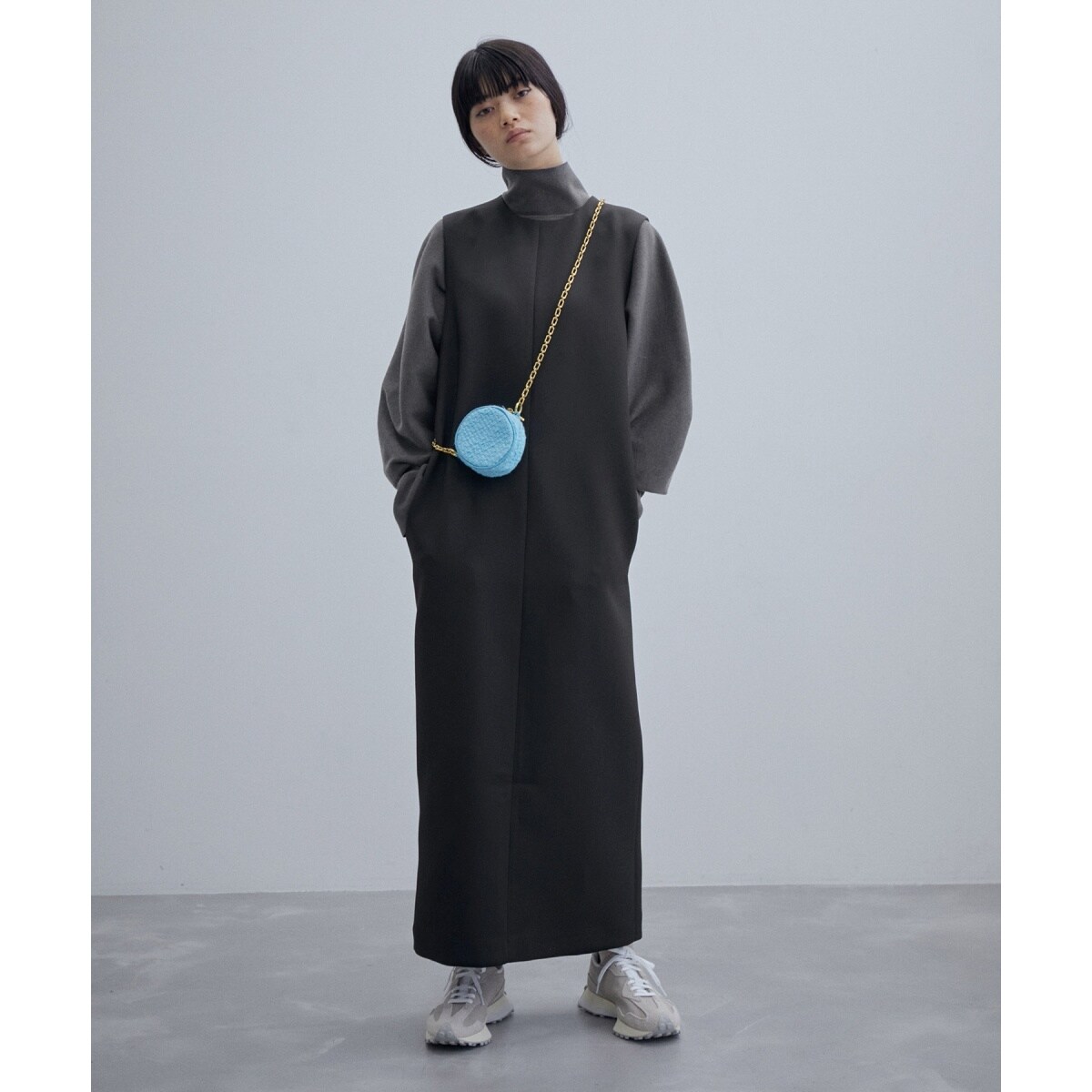 サステナブル・SET】カーデコンビワンピース | アダムエロペ(ADAM ET