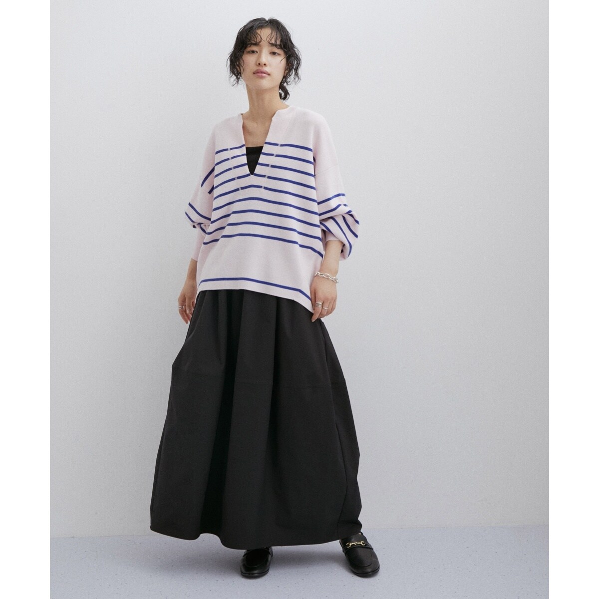 ADAM ET ROPE'｜ウエストシェイプギャザースカート | Rakuten