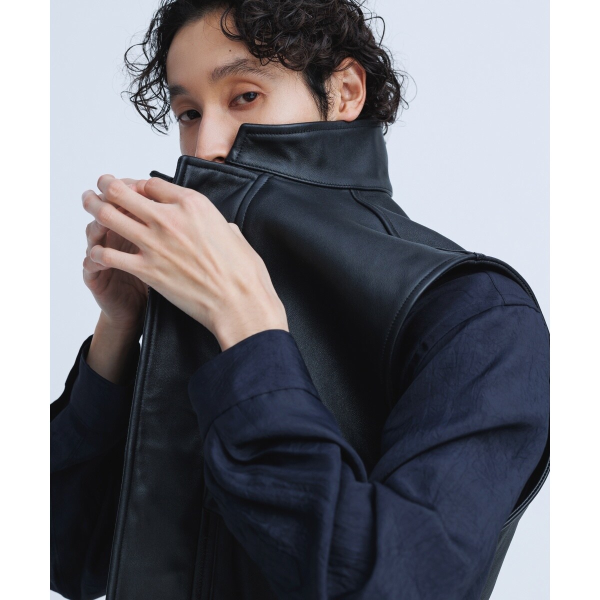 ラムレザー ベスト サスティナブル | アダムエロペ(ADAM ET ROPE