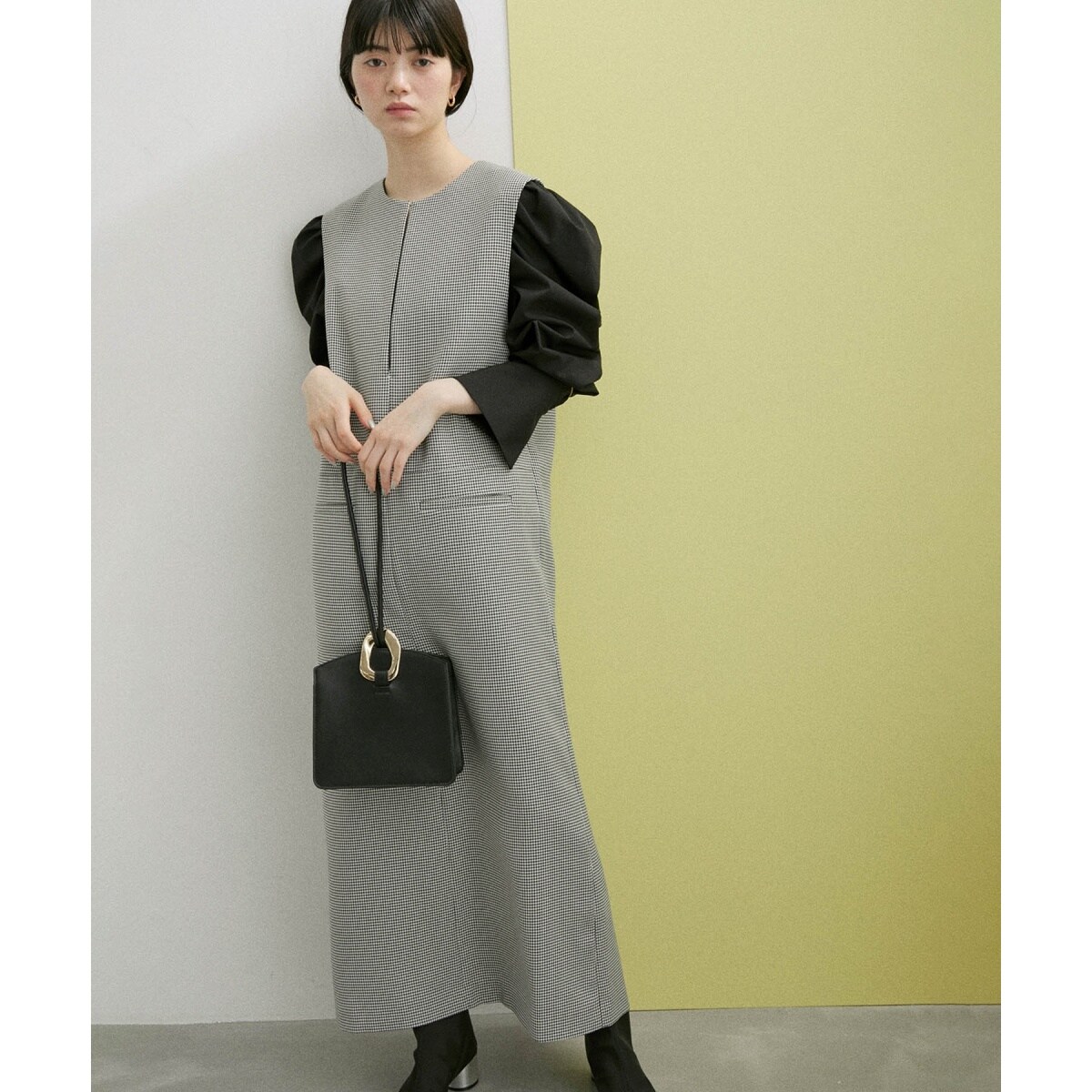 ADAM ET ROPE' FEMME 2WAYキーネックジャンパースカート ADAM ET ROPÉ FEMME(アダム エ ロペ ファム) / 〈追加〉【WEB