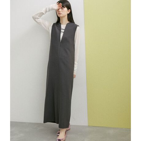 追加〉【WEB限定】2WAYキーネックジャンパースカート | アダムエロペ 
