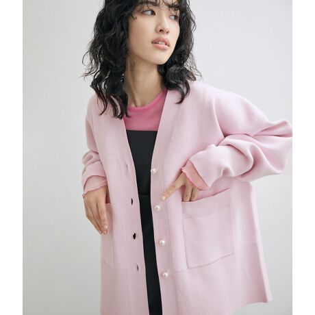 スムースボックスカーディガン | アダムエロペ(ADAM ET ROPE  