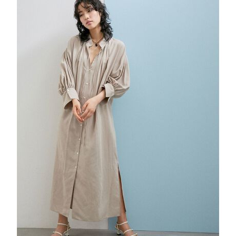 サステナブル・WEB限定(一部店舗展開あり)】リネンタックシャツ 